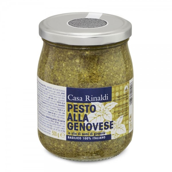 Basil Pesto Sauce in Vegetable Oil (500gr)