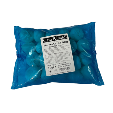Burrata Frozen (50gm*20) - 1kg Burrata Frozen (50gm...