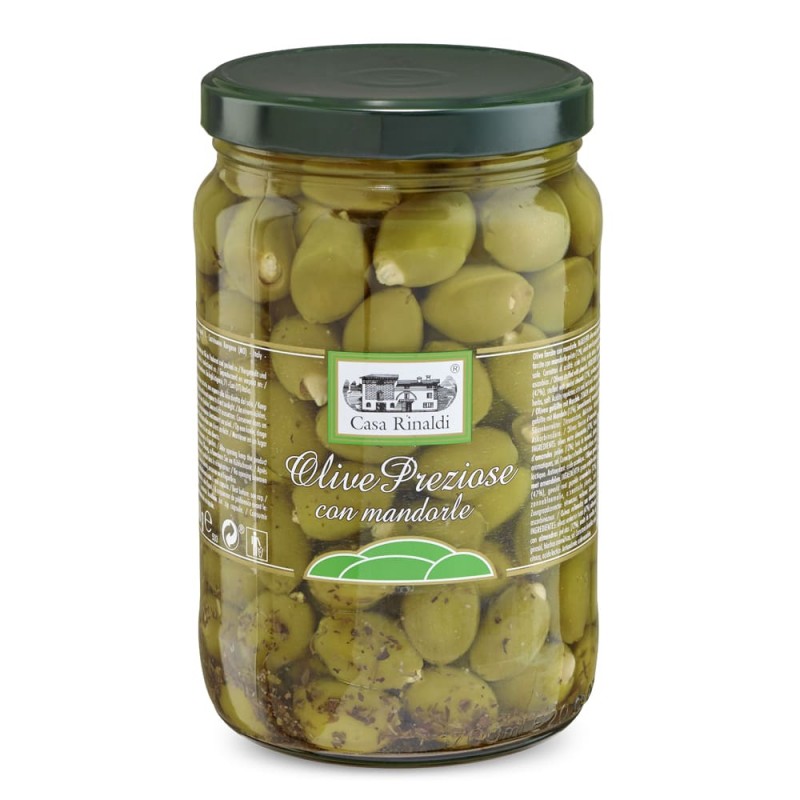 Green Olives with stuffed Garlic(1.5kg)